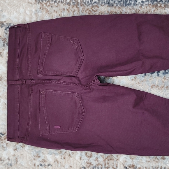 EUC EXPRESS WOMEN Burgundy Midrise Ankle - Picture 6 of 11